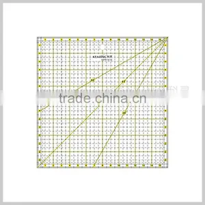 Factory Wholesale High End Non Toxic Artwork Making Plastic Quiting Ruler in Size 16cm*16cm 3mm Thicklness #kpr1616 thumbnail-1