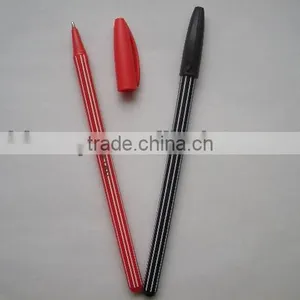 BHNPP4484 Promotional Gift Pen Plastic Stripe thumbnail-1