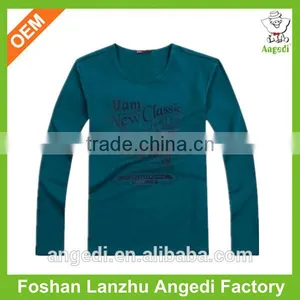 Men's Boutique Clothing Long Sleeve t Shirt 100% Cotton With Printing in Spring or Autumn Range thumbnail-3