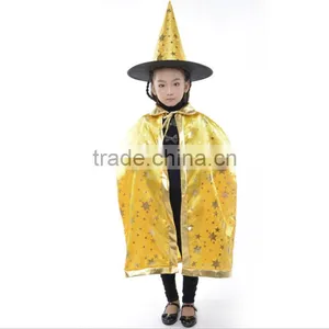 Wholesale Good Quality Bright Colorful Halloween Party Cosplay Cloaks for Children thumbnail-5