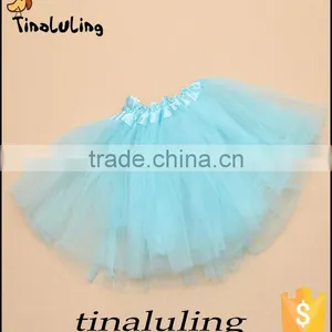 Brand New Girls Lilac Skirts Children Dance Wear Tutus Kids Pettiskirts Tulle Fabric Fancy Tutus thumbnail-6