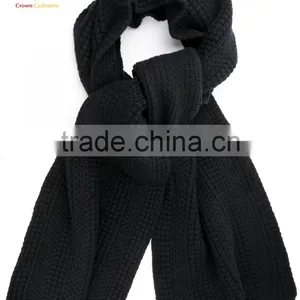 Chunky Ladies Pur Mongolian Cashmere Neck Scarf thumbnail-1