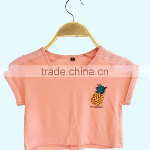 Latest Design Kids Short Sleeve Round Neck Printing T-shirts Wholesale China Supplier thumbnail-1