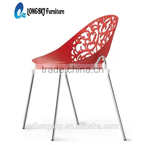 LS-4002 Canteen Stackable Polypropylene Plastic Forest Replica Vegetal Chair thumbnail-3