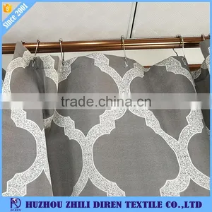 100% Polyester Beautiful Bathroom Shower Curtain Made In China thumbnail-3