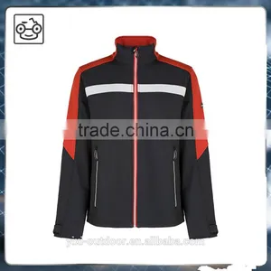 Winter OEM Mens Full-zipper Softshell Jacket With Hood thumbnail-1