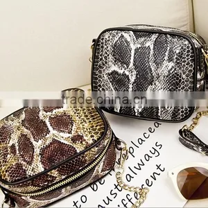 DY0135Z Europea Fashion Winter 2015 Hot Sale Leopard Printed Golden Chain Bag thumbnail-3