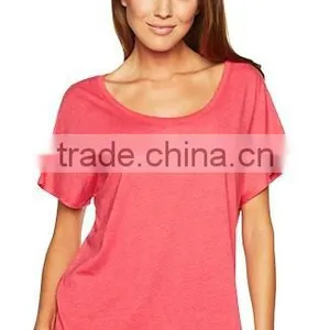 Next Level Apparel Ladies' Tri-Blend Dolman Tee - Made From 50% Polyester, 25% Cotton, 25% Rayon and Comes With Your Logo thumbnail-2