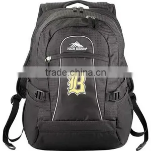 High Sierra Level 17" Computer Backpack - Has Front Zippered Pocket to Accommodate an MP3 Player and Comes With Your Logo. thumbnail-1