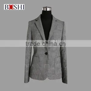 Ladies Western Wear Pant Suit Check Design Office Wear Women Suit thumbnail-2