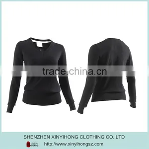 Womens Sports High Quality V Collar Golf Knitwear thumbnail-2