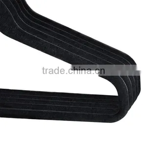 Black Custom Velvet Hanger for Clothes thumbnail-4
