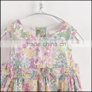 OEM Digital Print Soft Thin Cotton Poplin Baby Dress thumbnail-3