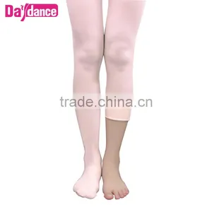 Factory In-stock Convertible Dance Tights Training Ballet Tights With Hole thumbnail-3