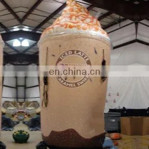 2012 Hot Sale Iced Caramel Latte Advertising Inflatable Cartoon for Decorate or Publicity thumbnail-1