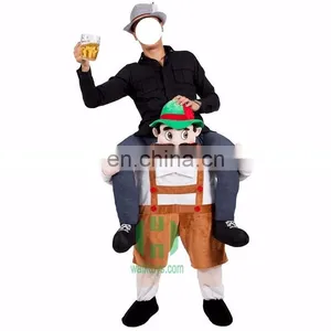 HI CE Popular Bear Costume Adult Plush Yellow Bear Animal Anime Costumes for Men thumbnail-3