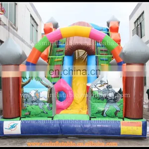Inflatable Slide, Inflatable Arch Sllide With Knight for Sale thumbnail-1