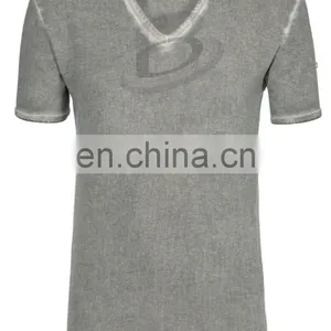 New Products Attractive Style Deep v Neck t Shirt for Wholesale (Trachten Shirt) thumbnail-1