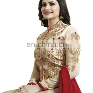 2017 Ladies Party Wear Salwar Kameez / Semi-Stitched Koti Style Salwar Suits 2017(salwar Kameez Suits) thumbnail-3