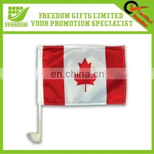 Customized Logo Promotional Polyester Car Flag thumbnail-1