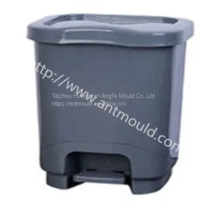 Trash Can Plastic Mold Design Manufacture Garbage Can Injection Mould thumbnail-3