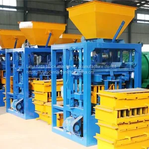 QT4-24Big Capacity Cement Block Making Machine Concrete Interlock Brick Making Machine thumbnail-5