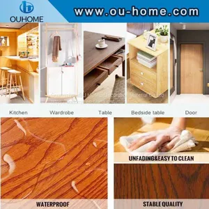 PVC Decorative Furniture Wood Grain Film thumbnail-1