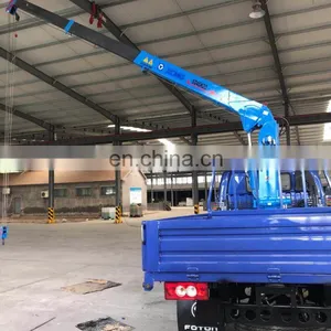 Foton Chassis 4 Meter Truck Mounted Crane for Sale thumbnail-5