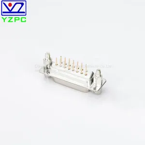 D-SUB DP 15Pin Connector Female Two Row Welded Plate Riveting Harpoon 6.0 The Lock10.0 Screw thumbnail-4
