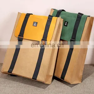 Hot Selling Kraft Paper Travel Bag Outdoor Laptop Bag New Design Backpack thumbnail-1