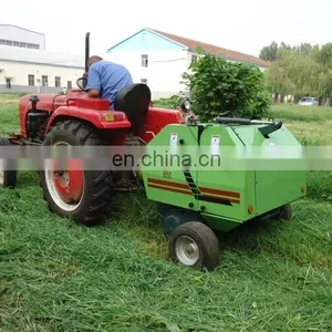 Micro Tractor Mounted PTO Mini Round Hay Baler thumbnail-1