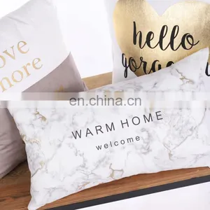 100% Polyester Warm Words Printed Cushion/throw Pillow for Home Decor thumbnail-5