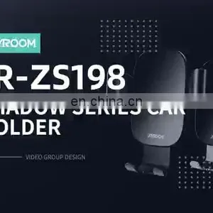 Joyroom ZS198 Metal Plastic Cell Phone Stand Mount Air Vent Car Phone Holder Gravity thumbnail-1