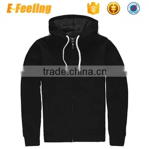 Wholesale Plain Zip Hoodies Zip Up Hoodies Plain Zip Hoodies thumbnail-4