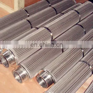 Customized Stainless Steel Wire Mesh Sintered Filter Element Standard Connector Melt Filter Element thumbnail-3