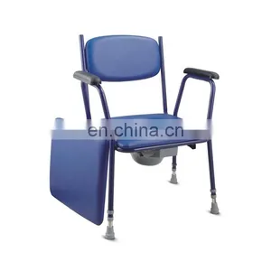 Disable Portaable Folding Bedside Handicapped Adult Toilet Potty Portable Commode Chair Elevated Seat thumbnail-2