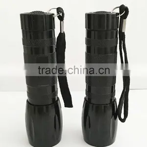 Super Bright 9 LED Aluminium Led Torch Flashlight thumbnail-2