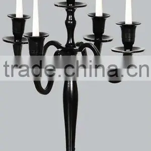 Black Brass Decorative Candelabra For Wedding And Parties thumbnail-5