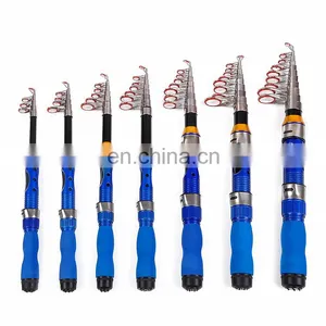 Hot Sale High Quality Ice Fishing Rod 1-2.3m Mini Telescopic Rod Fiber Glass Fishing/ Fishing Rod thumbnail-3