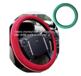Car Silicone Steering Wheel Cover, Steering Wheel Silicone Non-slip Protective Cover thumbnail-1