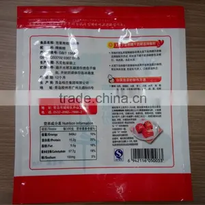 Custom Printed Food Safe Laminated Plastic Bags With Clear Window thumbnail-3
