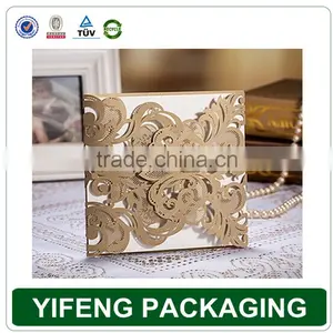 Customized Laser Cut Wedding Card Design thumbnail-4