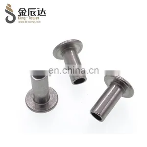 High Quality Large Round Head Tubular Rivets for Leather thumbnail-1
