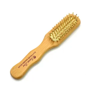 Wood Brush Hair Fast Hair Straightener Brush Natural Hair Brush thumbnail-2