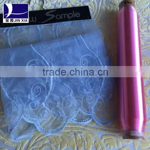 Hot Sale 100%Polyester Monofilament Yarn Dope Dyed thumbnail-2