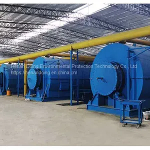 100kg-20TPD Waste Tire/plastic to Pyrolysis Oil Recycling and Converting Machine for Sale thumbnail-2