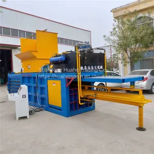 Horizontal Hydraulic Plastic Paper Used Book Packer Waste Copper Waste Aluminum Sheet Iron Scrap Press thumbnail-4