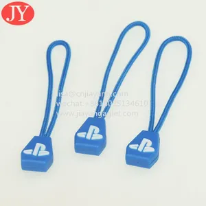 Manufacturer Hot Selling Rubber Zipper Puller 3mm Polyester Rope Inject Zipper Slider Cords thumbnail-1