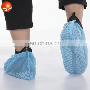 Wholesale Manufacturer Shoe Covers Disposable Non-woven Non-Slip Boot Covers Non-woven Shoe Covers thumbnail-4