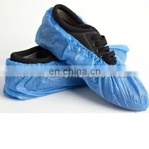 CPE PE Blue Disposable Plastic Shoe Cover thumbnail-5